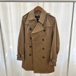 Banana Republic Camel Trench Coat With Removable Quilted Lining